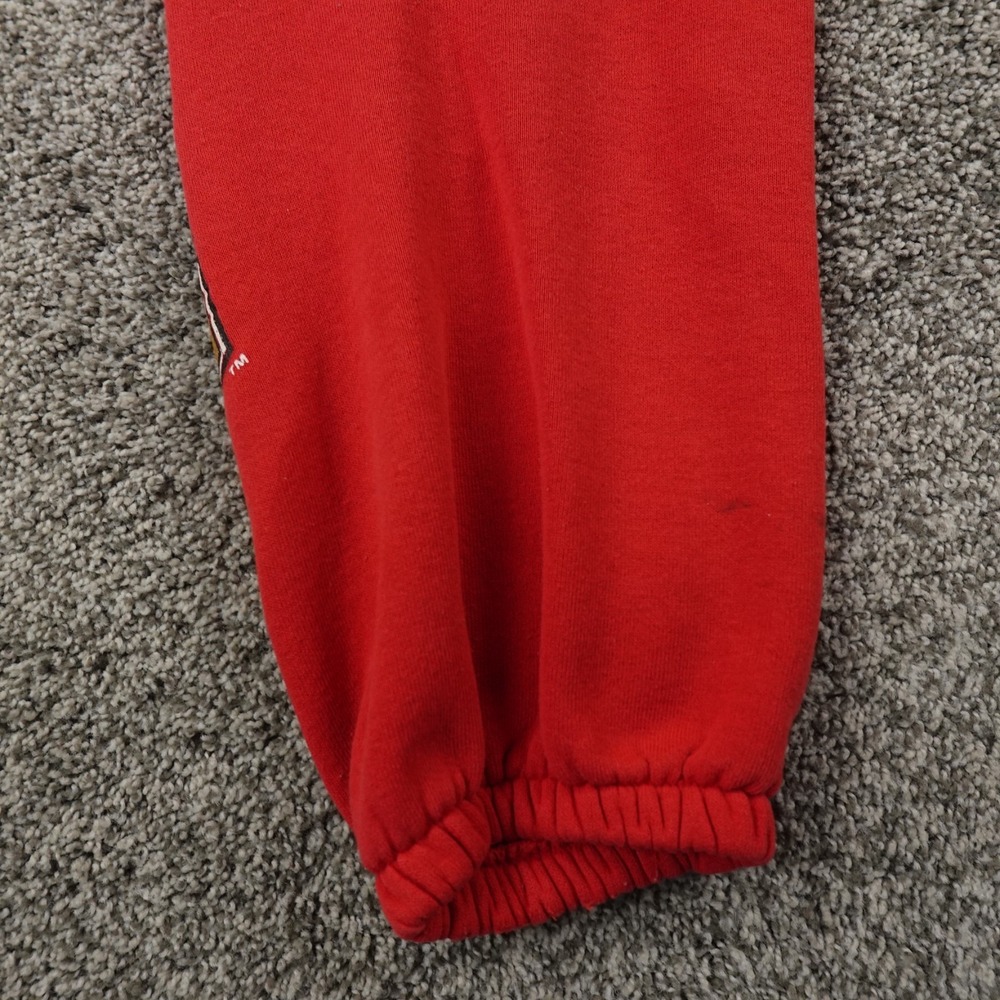 VTG San Francisco 49ers Sweatpants Mens M Red NFL Football Jogger Nutmeg 90s USA - Picture 11 of 16